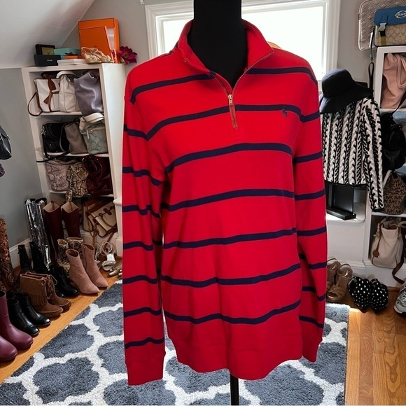 POLO Ralph Lauren Boys XL (18-20) Zip Up Long Sleeve Shirt NWT - Picture 8 of 11